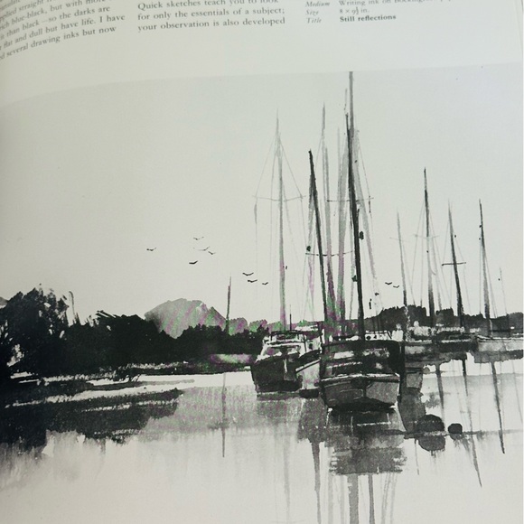 Painting and Drawing Water Norman Battershill Hardcover Art Instruction Book - Picture 8 of 11